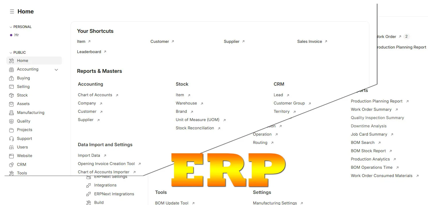 Experience a next-generation ERP platform covering every aspect of your business.