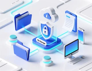 Secure cloud-based file storage system