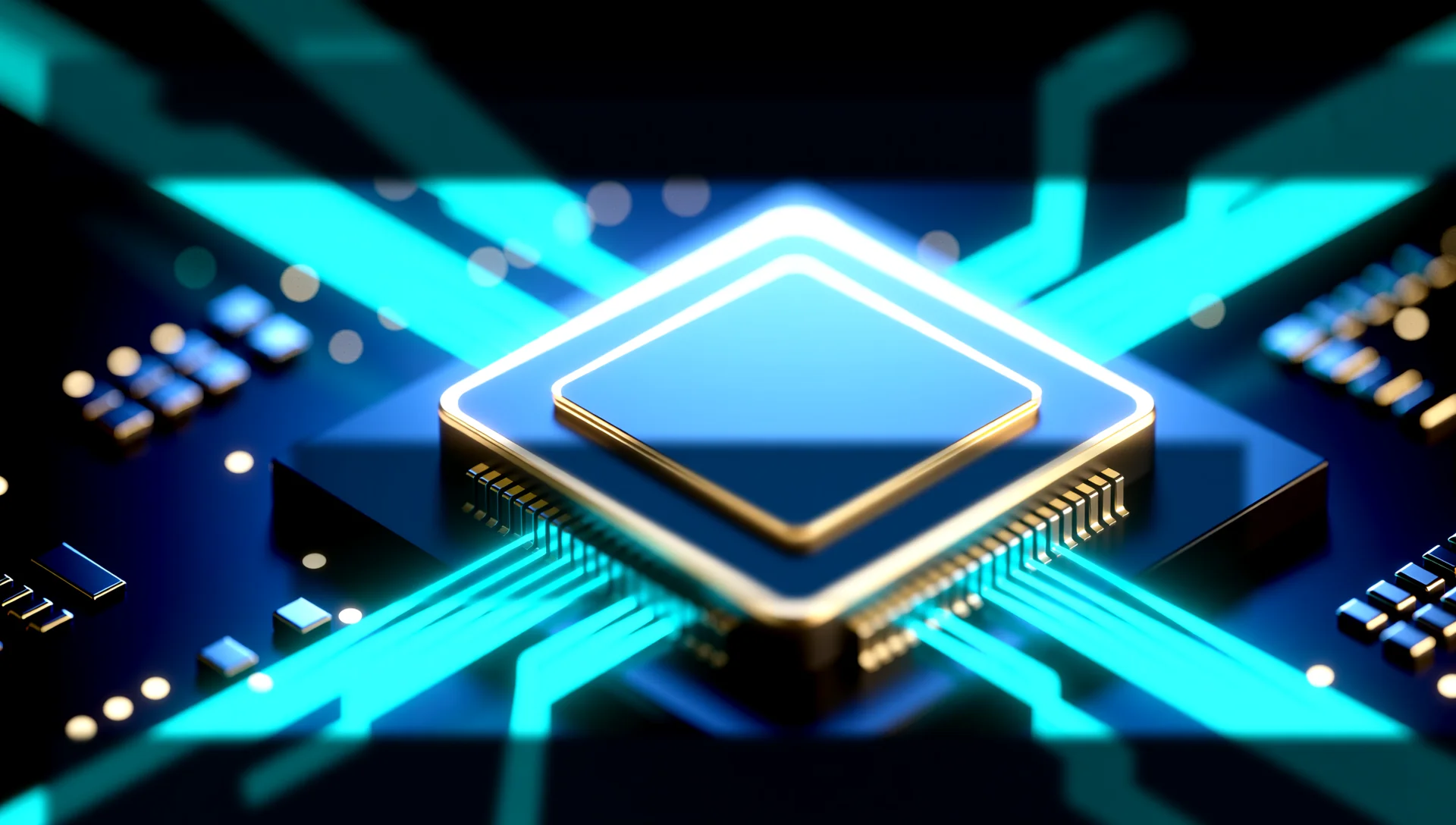 AI chips and hardware processors representing intelligent remote work tools