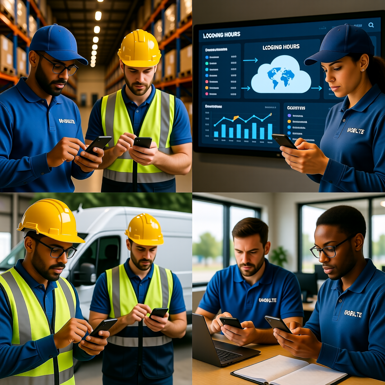 ERP Solutions dashboard showing manufacturing modules including production planning, inventory management and financial reporting