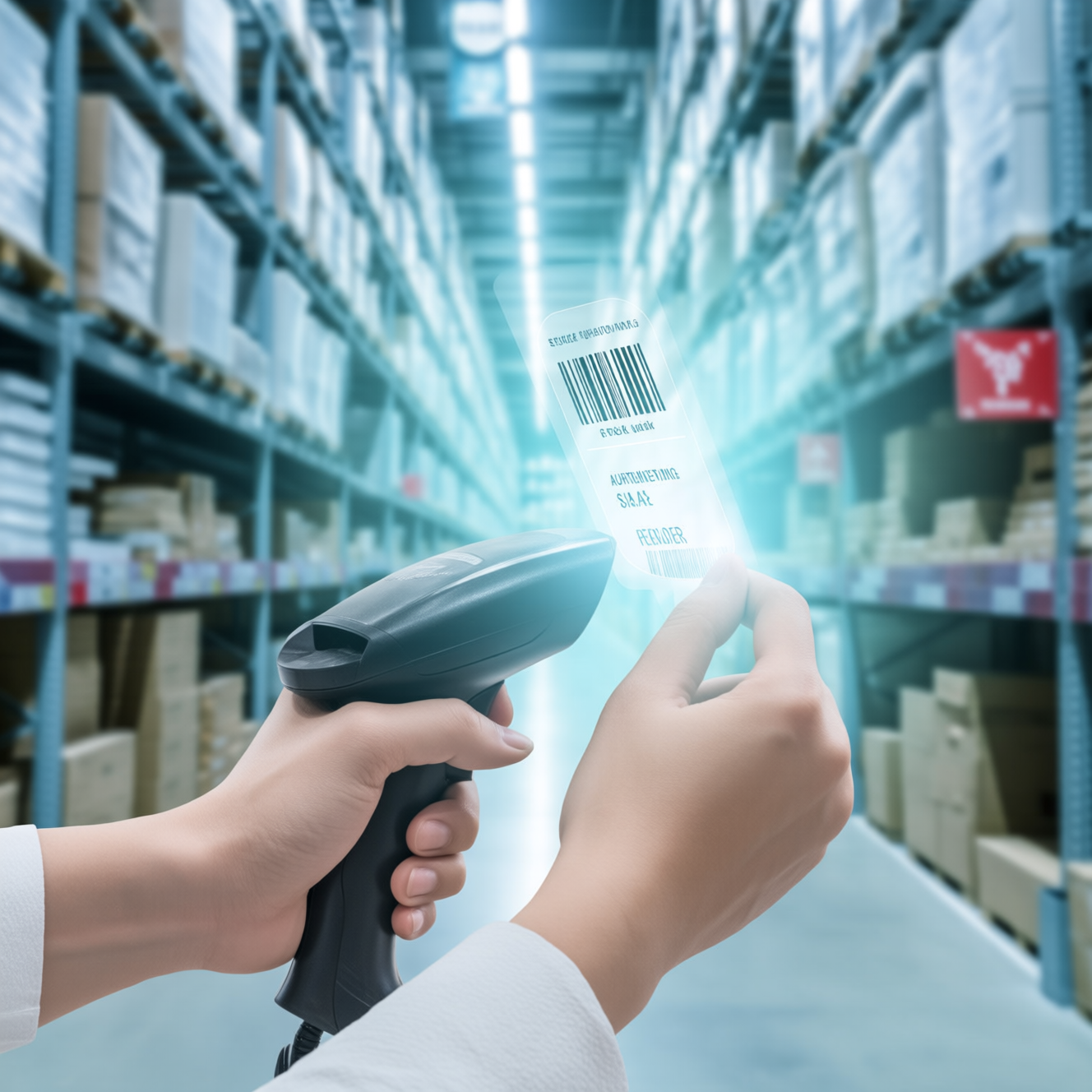 Inventory Management System dashboard showing real-time stock levels, automated reorder points, and warehouse tracking